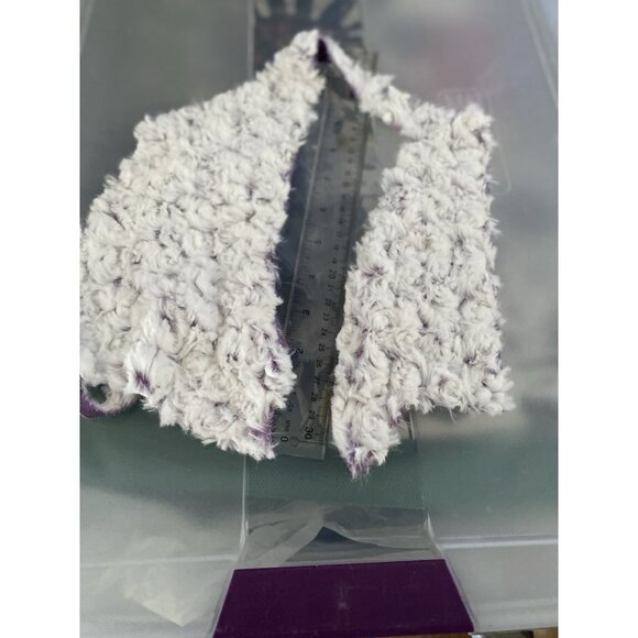 Faux Fur Mixed Colors Scrap Bag Irregular Pieces Junk Journal Slow Stitch Crafts - Picture 4 of 8